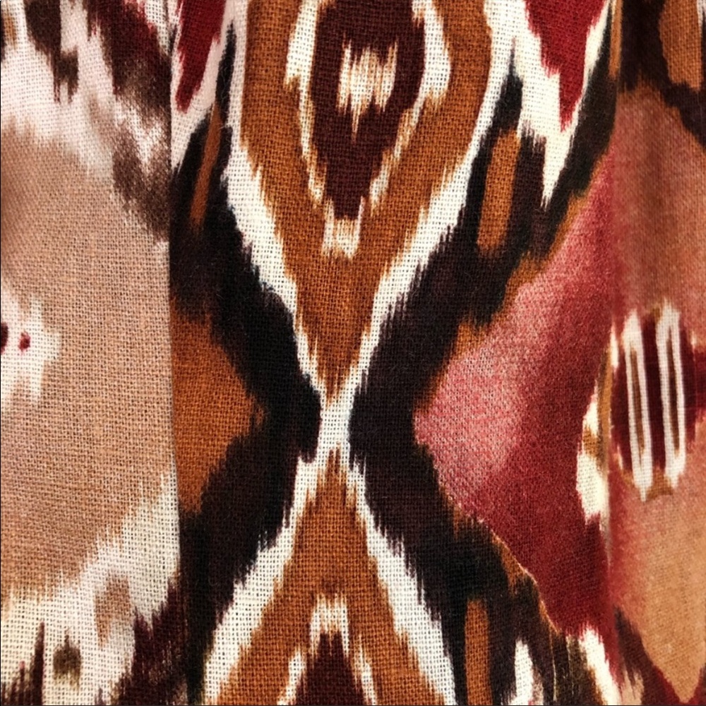 ELIZA J NEW YORK IKAT BEADED DRESS SZ 10 - Picture 8 of 12